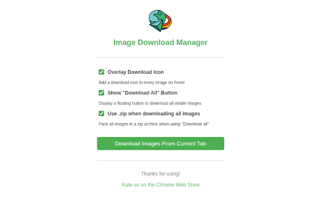 Image Download Manager Screenshot